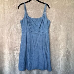 Old Navy Fit & Flare Cami Mini Dress. Color: Medium Wash. Size: Medium.